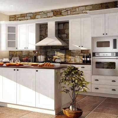 Wholesale and custom made PVC kitchen mdf doors