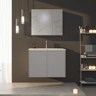 Made in China factory modern cheap bathroom vanity set